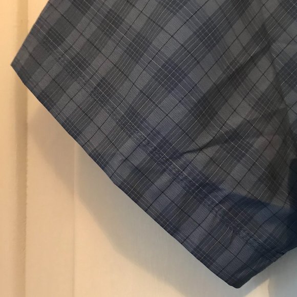 GH Bass Earth Blue Plaid Short Sleeve Two Pocket Men's Shirt Large - Picture 4 of 16